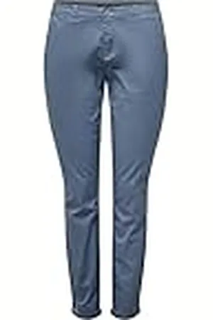 ONLY Onlparis Reg Chino Pant Pnt Noos Pantalón, Blue Mirage, 36W x 32L Mujeres