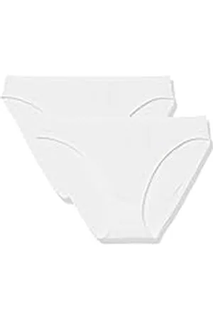 Amazon Braga de Bikini en algodón Supersuave Mujer, Pack de 2, , 46