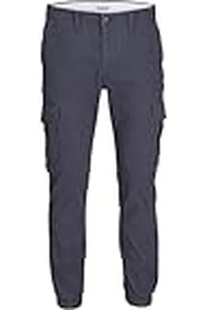JACK & JONES Jpstmarco Jjjoe Cuffed Cargo Pantalones, Tinta India, 33 W/34 L para Hombre