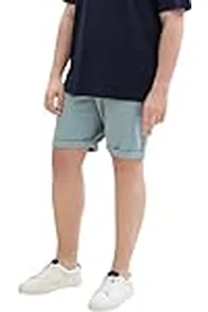 TOM TAILOR 1042323 Bermudas, 27475-Gris Menta, 46 para Hombre