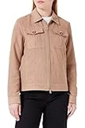 Geox W Licena Chaqueta, Coco Tostado, 40 para Mujer