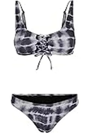 Urban classics Tb4384-ladies Lace Up Tie Dye Bikini, , M para Mujer
