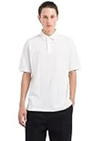 Armani Exchange Polo de algodón Jacquard con Logotipo Stacked AX, , XL para Hombre