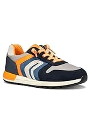 Geox J ALBEN Boy B, Zapatillas, Lt Grey/Navy, 28 EU