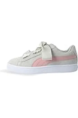 PUMA Suede Heart Circles PS, Zapatillas Niñas, Multicolor (Gray Violet-Bridal Rose 01), 35 EU