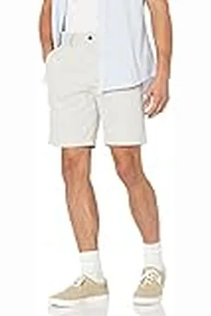 Amazon Pantalones Cortos Chinos de Corte Ajustado con Pernera de 23 cm Hombre, , 30W