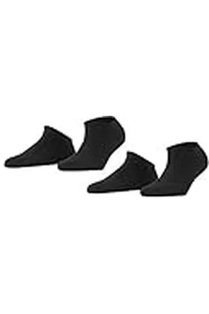 ESPRIT Uni Multipack W Sn algodón lisos 2 pares, Calcetines cortos Mujer, , 35-38