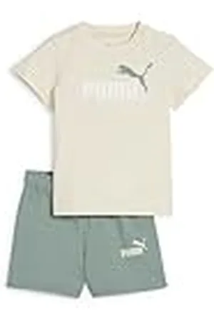 PUMA MINICATS ESS Tee and Shorts Set INF, Abiti lavorati a maglia Bebé-Niños, , 74