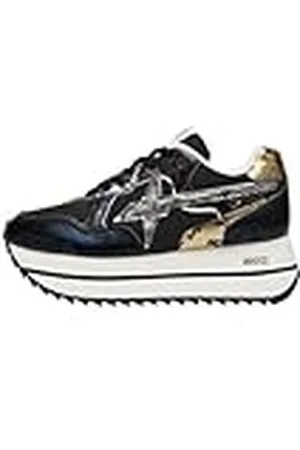 W6YZ Deva W.-Zapatillas de Piel y Tejido técnico, 40