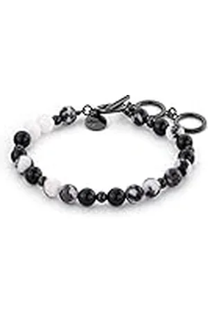Tamaris Pulsera TJ-0359-B-21 , 21, Acero inoxidable, Negro y blanco