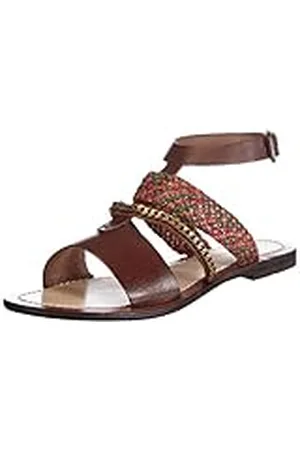 Antik Batik TEPIA TEPIA1SAN - Sandalias de Cuero para Mujer, Color marrón, Talla 40