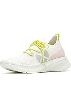 Hush Puppies Spark Lace Up, Zapatillas Mujer, White, 37 EU