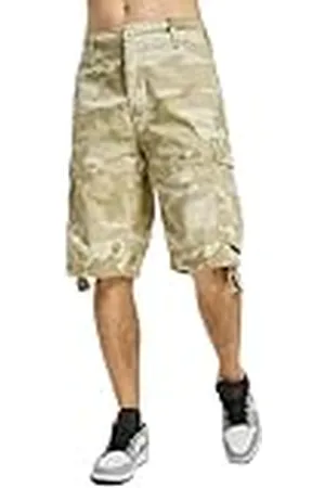Brandit Vintage Shorts Pantalones Cortos Hombre, 3-Color-Desert, L