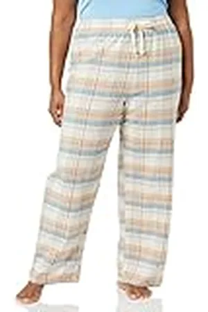 Amazon Pantalón de pijama de franela para dormir - colores interrumpidos Mujer, , XS