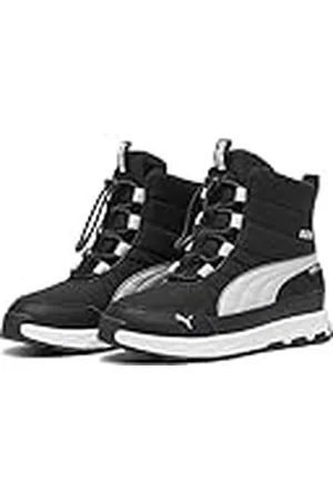 PUMA Evolve Boot PURETEX JR, Zapatillas, Black-Ash Gray White, 35.5 EU