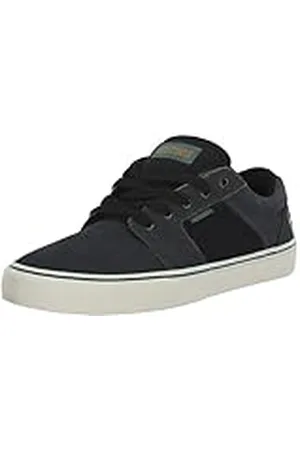 Etnies Barge LS, Zapatos de Skate Hombre, Gris Oscuro, Negro y Dorado, 47 EU