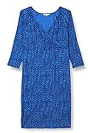 Noppies Dress Ankara Nursing-Funda de Manga 3/4 con Estampado Vestido, Peacoat-P590, 42 para Mujer