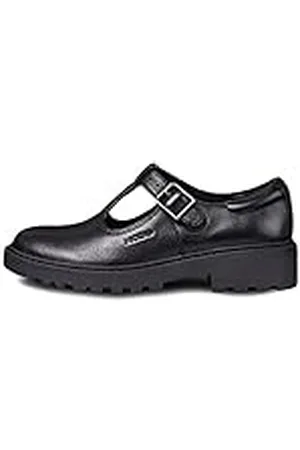 Geox J Casey Girl E, Bailarinas Niñas, Negro (Matte Black), 33 EU