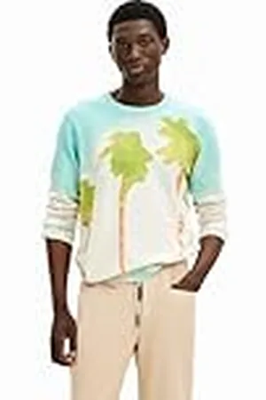 Desigual Jersey de Manga Larga para Hombre Sudadera, , S