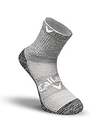 Callaway Men´s Optidri-mid, Calcetín De Corte Medio Hombre, (gris 5619011), Talla Única Tamaño Del Fabricante L XL