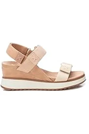 Xti Sandalia Mujer Taupe - Calzado Cómodo y Versátil - Moda casual - Modelo 14384802 (Talla 37)