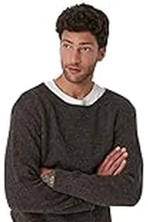 Trendyol Suéter Liso de Cuello Redondo de Gran tamaño Sudadera, , S para Hombre
