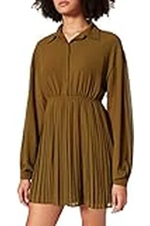 NA-KD Minivestido Plisado Vestido Informal, , 44 para Mujer