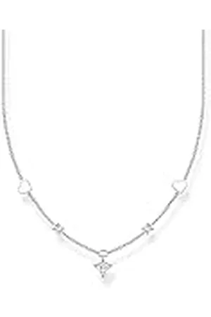 Thomas Sabo Collar para mujer de 925 con circonitas 32020623, 42cm, esterlina, Circonia cúbica