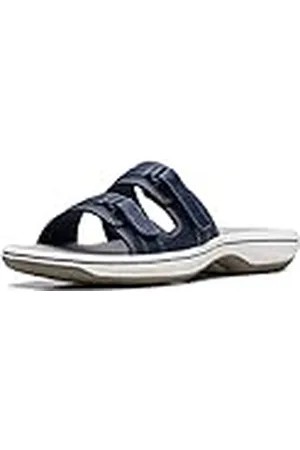 Clarks Breeze Piper Sandalias para mujer, marino, 40.5 EU