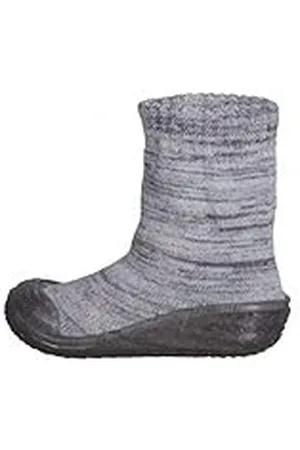 Playshoes Zapatillas Calcetines Antideslizantes, Pantuflas de Punto, Unisex niños, Gris (Grey 33), 20/21 EU