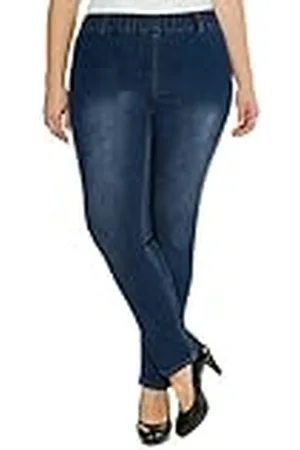Ulla Popken Vaqueros Vaqueros Sienna, Pantalones Mujer, Vaquero Azul, 53W / 30L