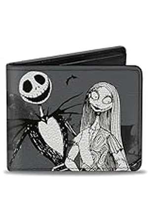 Buckle Nightmare Before Christmas Jack & Sally Pose Accesorio de Viaje-Billetera Plegable, , Predeterminado Hombres