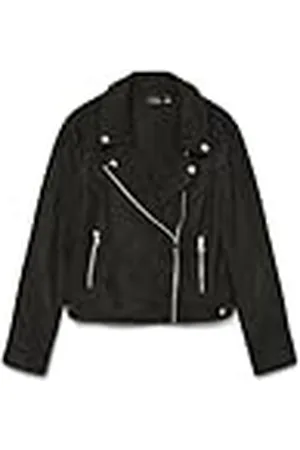VERO MODA Vmjose Short Faux Suede Jacket Noos Chaqueta, , XL para Mujer