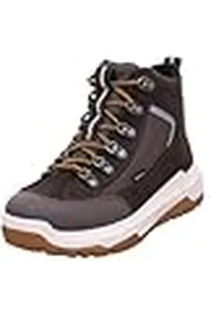 Superfit Space Gore-Tex Botas con Forro Ligero, Nieve, Marrón/Amarillo 3010, 34 EU Ancho