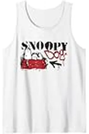 Peanuts Graffiti Snoopy Dog House Arte urbano genial de los 90 Camiseta sin Mangas
