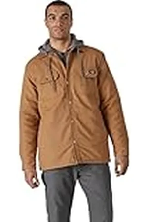 Dickies Hombre, Chaquetón en tejido duck de corte relajado con capucha y forro en felpa, , L