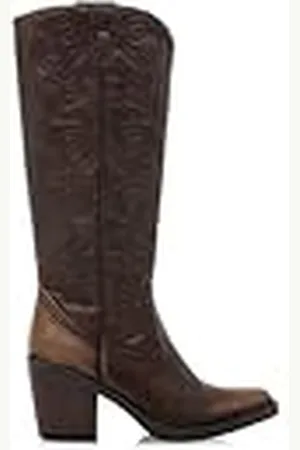 MTNG Botas de tacón Mujer Botas de tacón Tijuana 59582 Mujer | Botas de tacón Casual | Cierre con Cremallera | 58532 | Marron