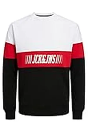 JACK & JONES Jjmateo-Sudadera con Cuello Redondo, , XXL para Hombre