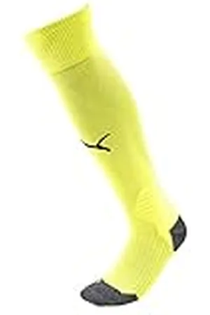 PUMA Team Liga Socks Calcetines Futbol, Hombre, Fizzy Yellow Black, 5