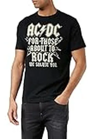 AC/DC T-Shirt Camiseta, Hombres, Angus (02), 02-M