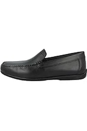 Geox U Ascanio A, Mocasines para Hombre, (Black), 45 EU