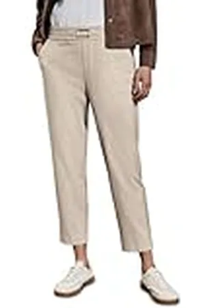Street one A378905 Pantalones de Corte Informal, Sheer Beige Mel, 42W / 28L Mujeres