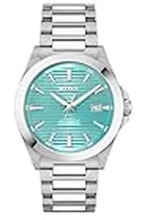 HUGO BOSS Reloj con Movimiento de Cuarzo de Tres Manecillas para Hombre Colección Strike con Correa de Acero Inoxidable Plateada - 1514171