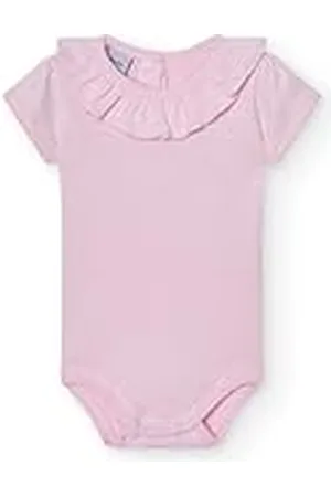 BABIDU Body Bebé Manga Corta Cuello Volante Algodón 100%, Body Bebé Recién Nacido Tejido Hipoalergénico Suave y Transpirable Para Piel Sensible, Primera Puesta, Ropa Bebé Niño y Niña Unisex