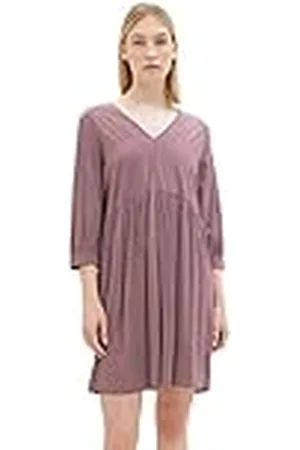 TOM TAILOR Vestido de mujer con escote en pico, , XXXL