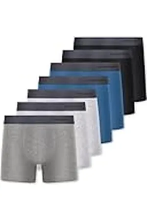 FM London Pack de 7 Calzoncillos para Hombre, Sin Etiquetas – Bóxer Hombre Pack – Calzoncillos Bóxer de Algodón, Transpirables, y Elásticos, , L
