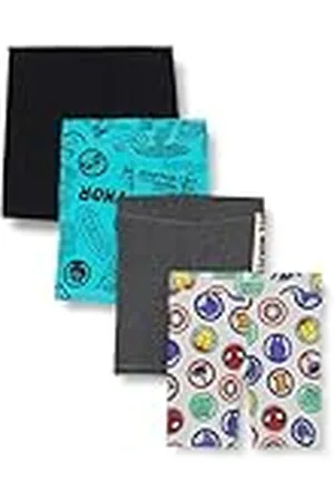 Amazon Disney | Marvel | Star Wars | Frozen | Princess Pantalones ciclistas cortos (anteriormente Spotted Zebra) Niña, Pack de 4, , 3 años
