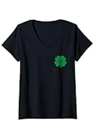 Minions Mujer I Love St Patty’s Day Front & Back Camiseta Cuello V