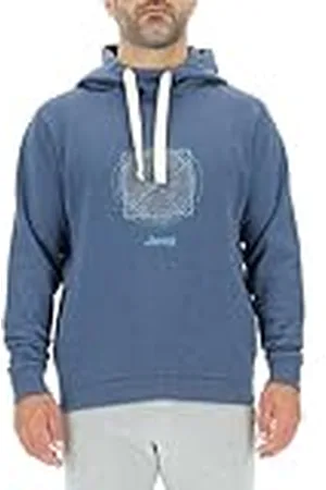 Jeep O102887-A099 J Sudadera Capucha Hombre - Anillos Árboles Estampado Grande J23W Hombre S