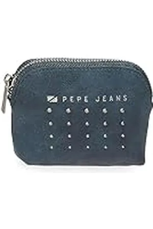 Pepe Jeans Holly Monedero Azul 12x8x2 cms Piel sintética